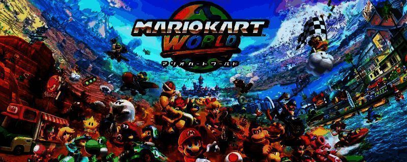 《马里奥赛车：世界》游戏画面示例