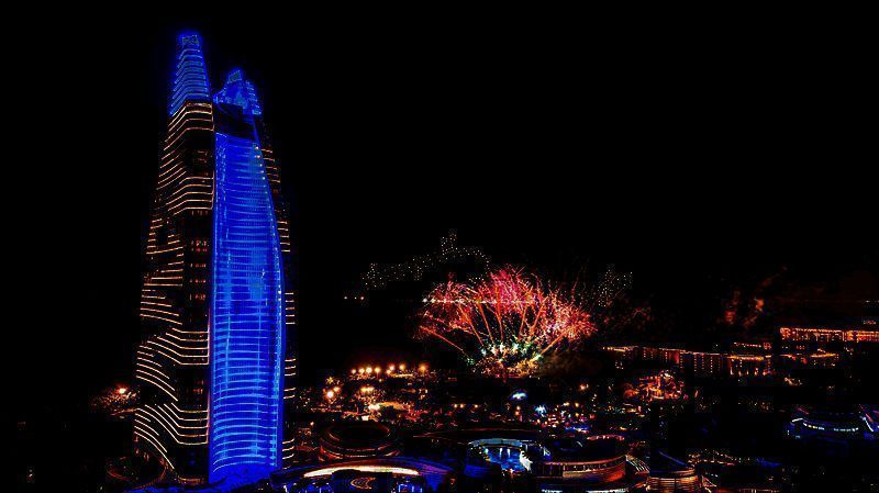 三亚·亚特兰蒂斯董事总经理发言画面