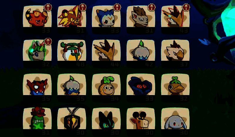 洛克王国世界精灵阵容管理画面