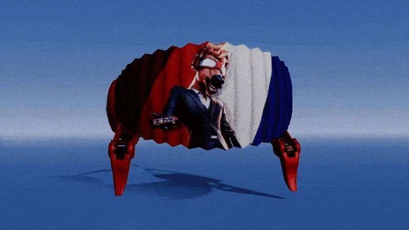 游戏内降落伞外观展示动图