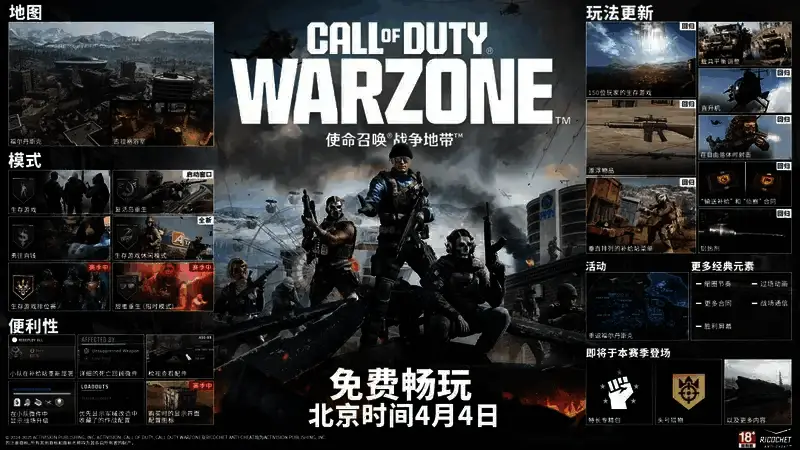 《使命召唤：战争地带》相关宣传图