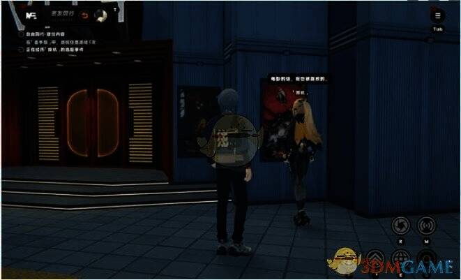 电影院右侧海报场景图