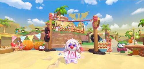 含淄博烧烤特色元素的游戏道具画面