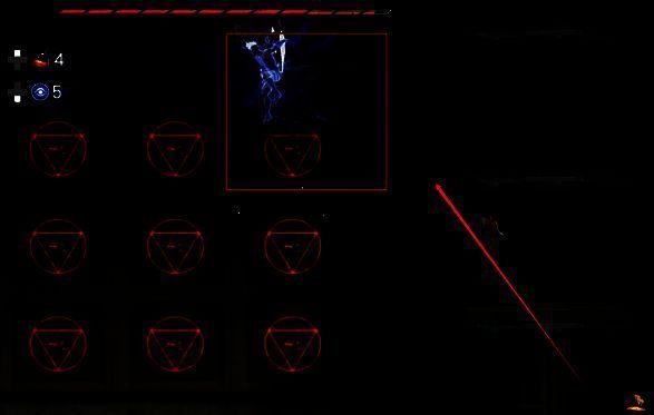 在最右上角格子留分身的画面