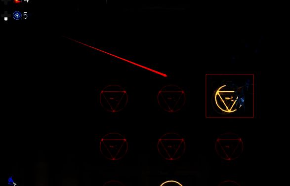 激活分身让格子亮起的画面