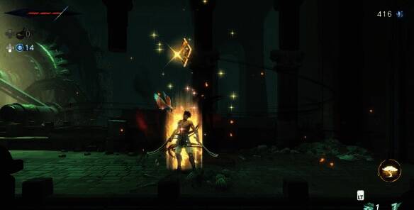 击败不死囚徒后获得索玛树花瓣画面