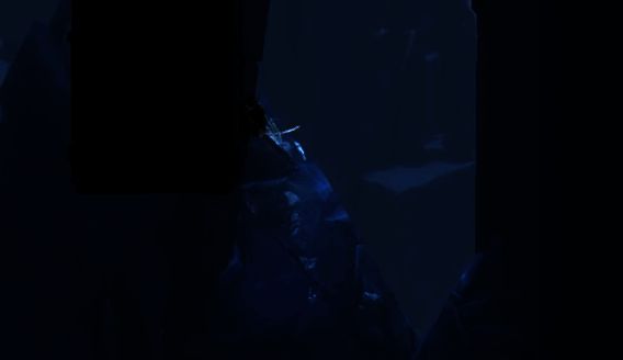 利用技巧在岩壁上移动的游戏画面