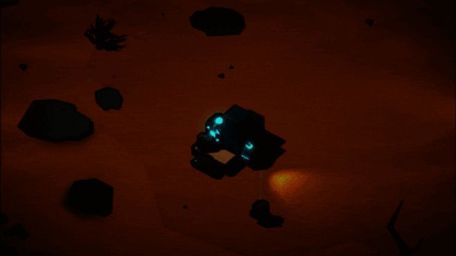 《Machine Mind》中被困金属外壳场景