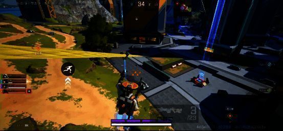 《高能英雄》机动索道画面