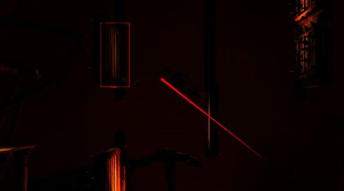 通过无刺钉板跳跃画面