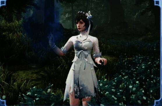 明日之后蜡染春山时装女生展示图