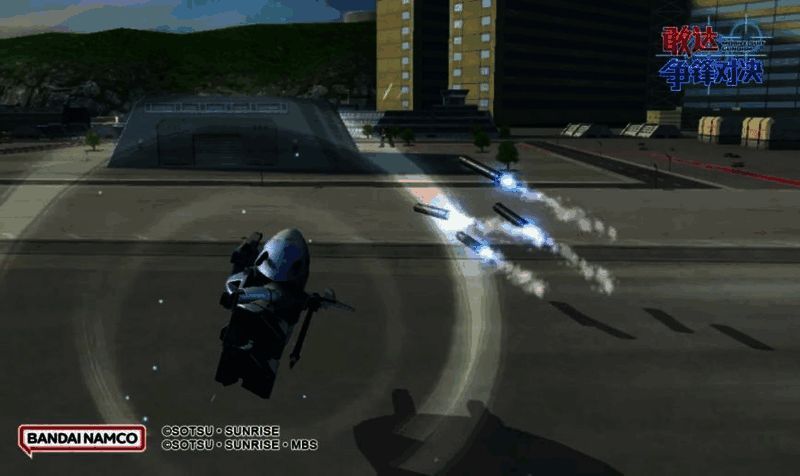 深渊敢达MS形态切换MA形态并向左翻滚攻击展示