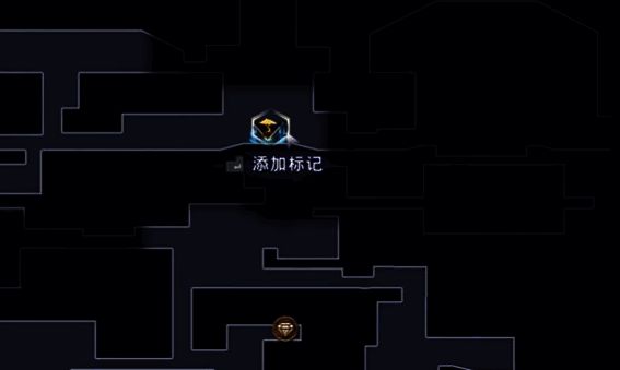 游戏地图标记点画面