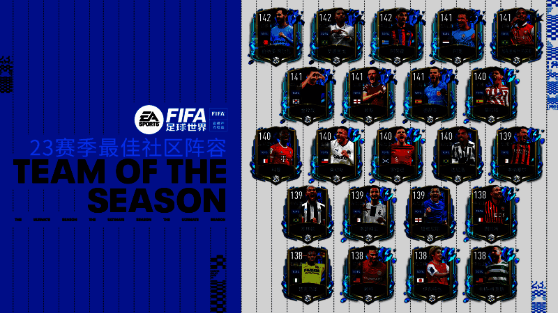 23赛季最佳社区阵容宣传图