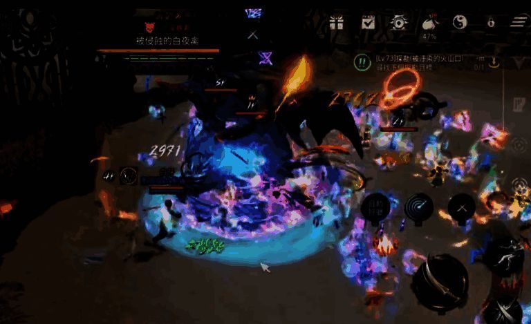 《剑灵2》沙漠暴君突袭技能场景图片