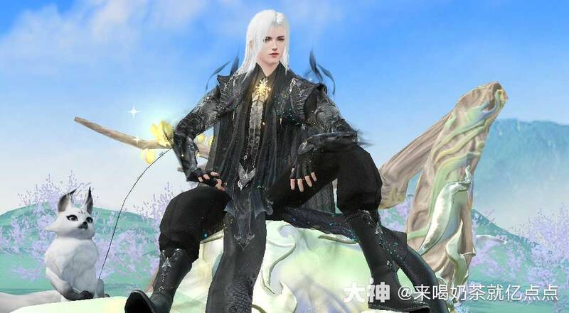 清夜染霜男款时装少侠形象