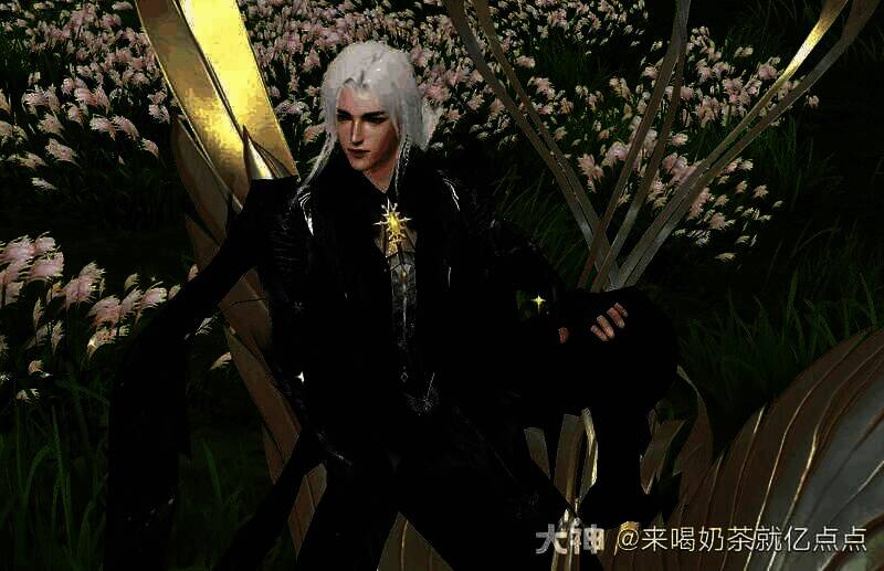 清夜染霜男款时装另一角度少侠形象