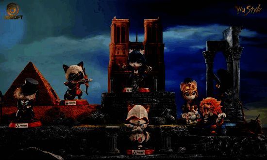 刺客喵条收藏手办展示图