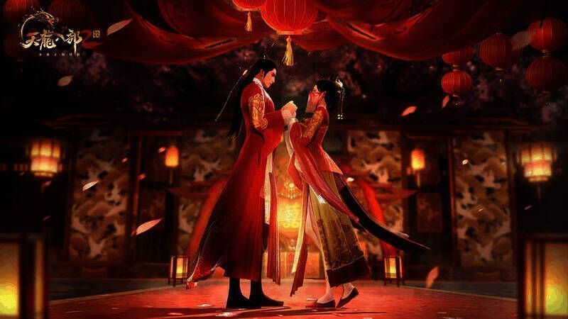 《天龙八部2》手游缘定三生资料片婚礼玩法宣传图