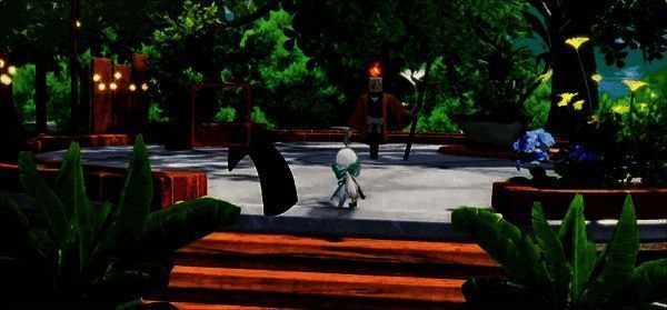 三格棕色花盆位置图片