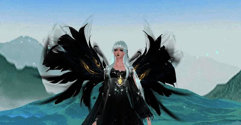 羽化登仙羽翼张合效果展示图