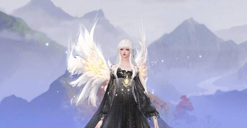 凭虚御风羽翼山间展示图