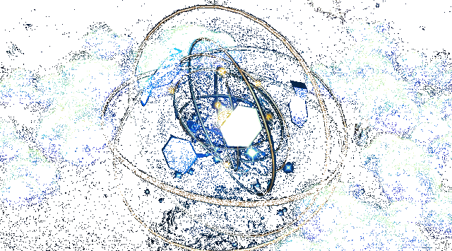 星辉皓月浑天仪动态效果2