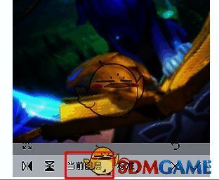 画世界导入图片时下方菜单栏界面图