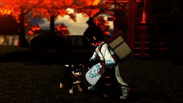 《妖怪之国》中温暖治愈的游戏画面