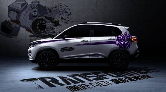 哪吒N01变形金刚联名车型图片