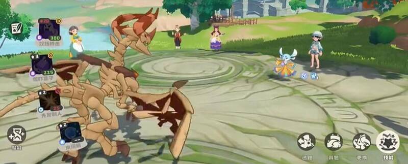 洛克王国战斗场景图片