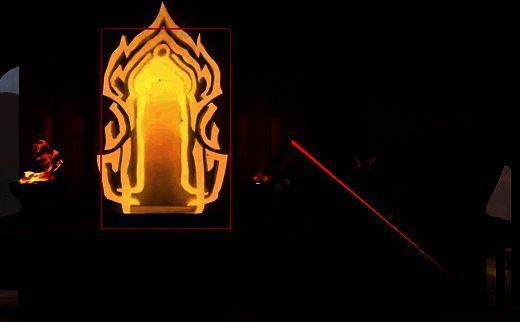 下城入口到伽希娃房间入口路线图