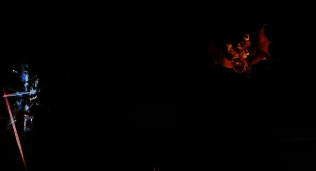 穿过木板后的场景画面