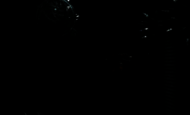 从机关缝隙穿过示意