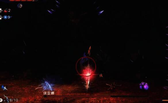 琪亚娜空中突刺大狗横咬攻击画面