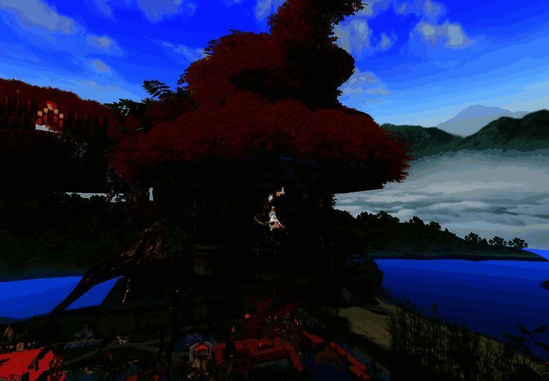 家园内部一处景观