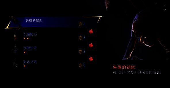 废品贩子售卖的钥匙和护符展示画面