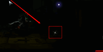 到达位置后右下角的场景图