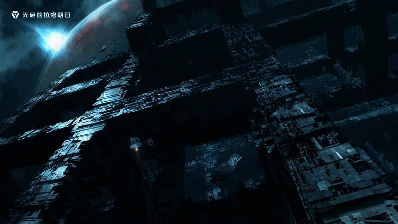 因曲率回响而毁灭的火寻星系景象