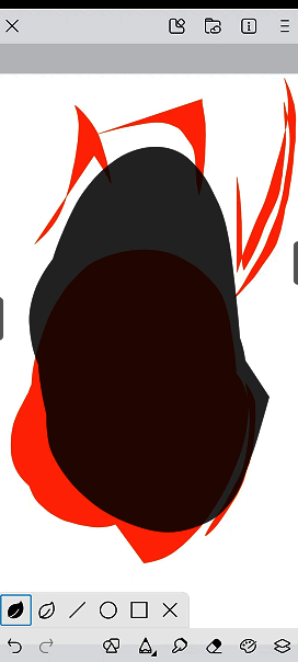 画世界使用柳叶笔画出模糊颜色效果图