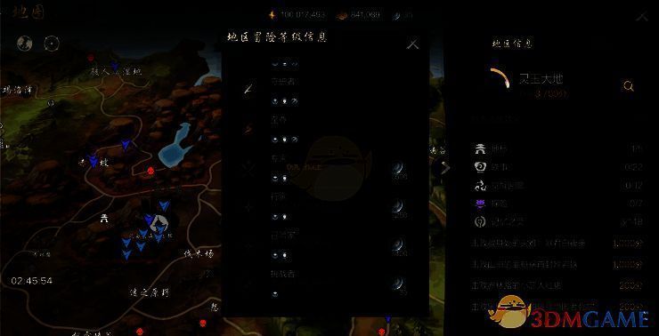 《剑灵2》地图系统介绍:畅游大世界的秘诀就在其中! 《剑灵2》地区冒险等级相关图片