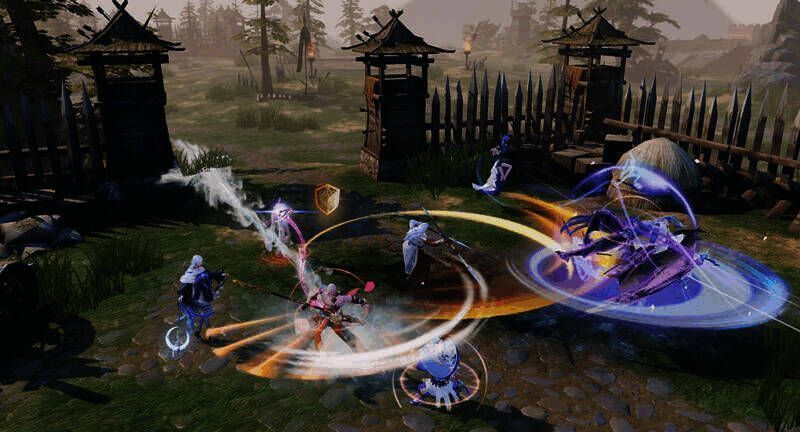 《大唐无双》沙场点兵专服场景图