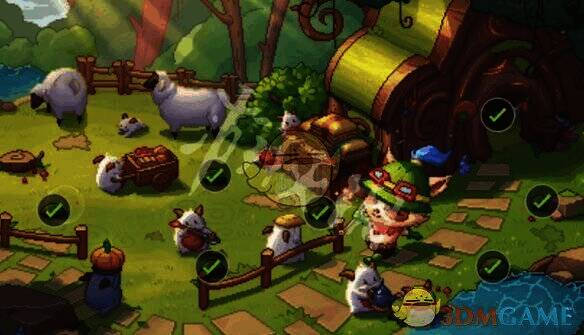 第一关蘑菇位置图