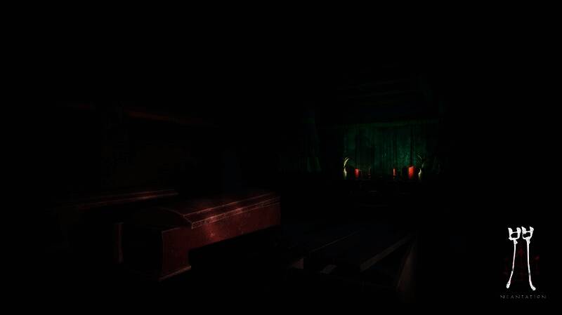 《咒》游戏中村内阴森的暗房