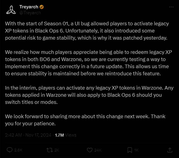 《使命召唤21：黑色行动6》游戏界面