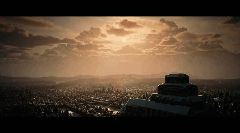 虚幻引擎 5.4 中《上古卷轴 5:天际》风舵城画面