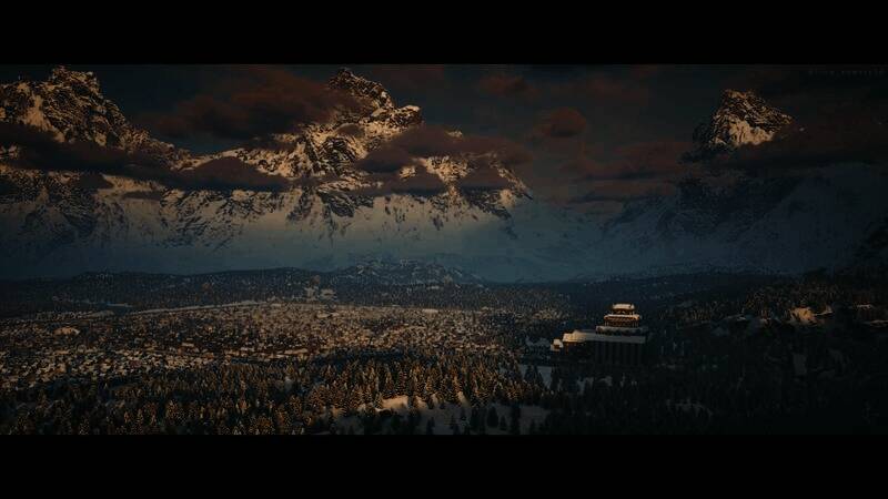 虚幻 5 重制《上古卷轴 5》风舵城场景视频截图 1