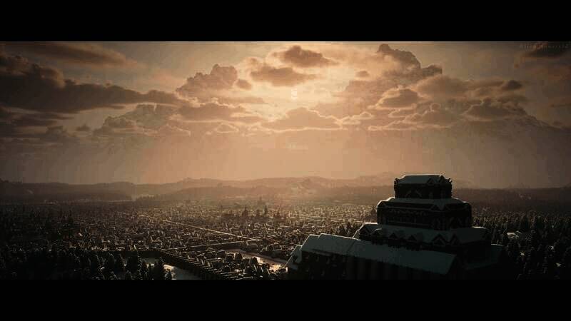 虚幻 5 重制《上古卷轴 5》风舵城场景视频截图 2