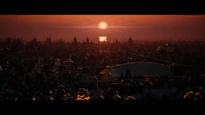 虚幻 5 重制《上古卷轴 5》风舵城场景视频截图 5