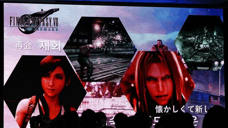 《最终幻想7》相关角色画面